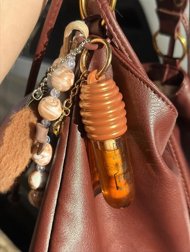 Honey Lip Oil with Bee Charm Keychain
